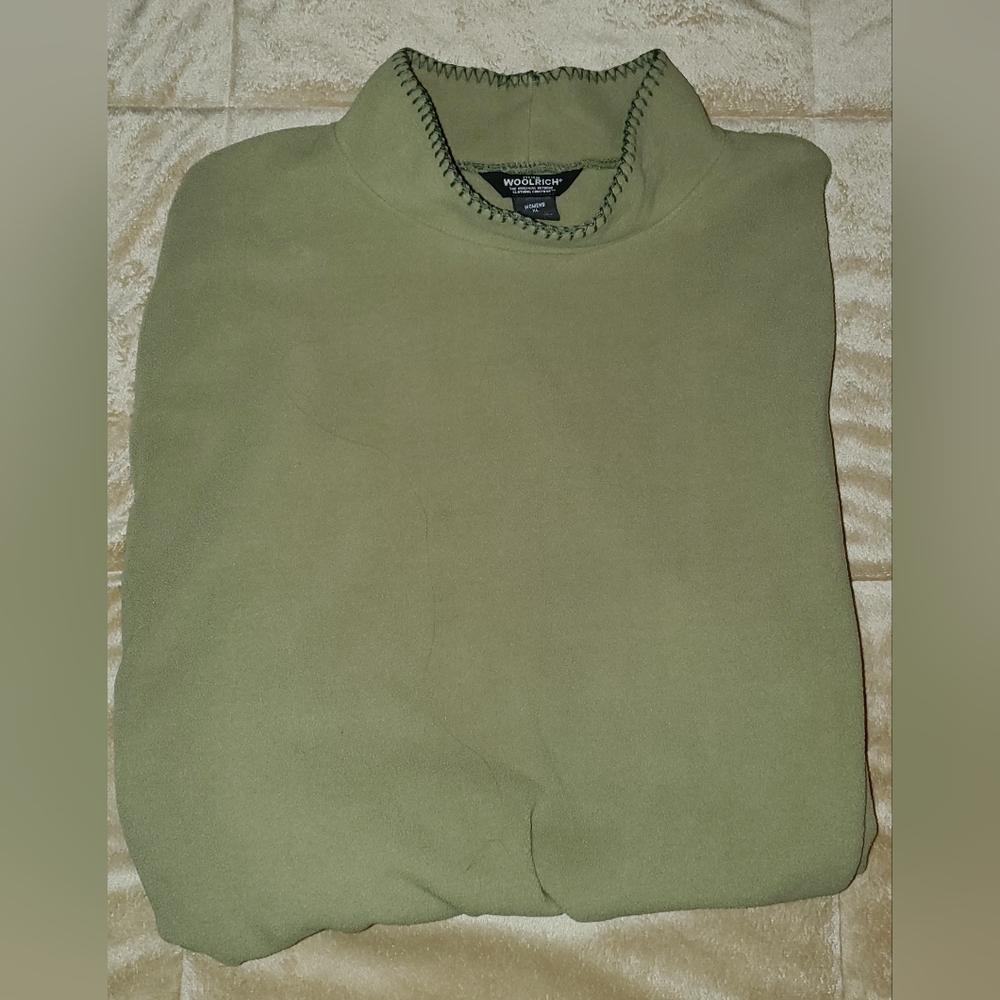 Woolrich Women's Thyme Mock Turtleneck Fleece Shirt XL